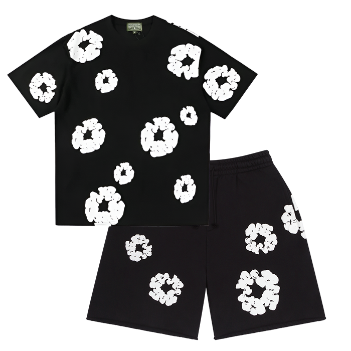 DE*IM T*ARS Shorts Set "BLACK"