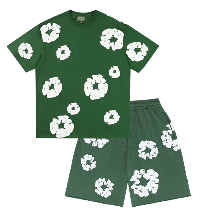 DE*IM T*ARS Shorts Set "GREEN"