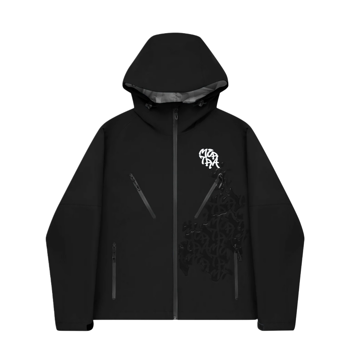 M*RTRA "MONOGRAM SHELL" JACKET - Black
