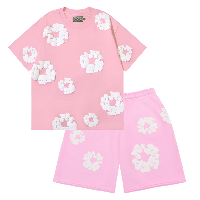 DE*IM T*ARS Shorts Set "PINK"