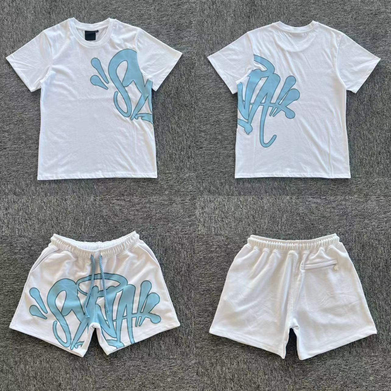 SY*A Shorts Set "BLUE WHITE"