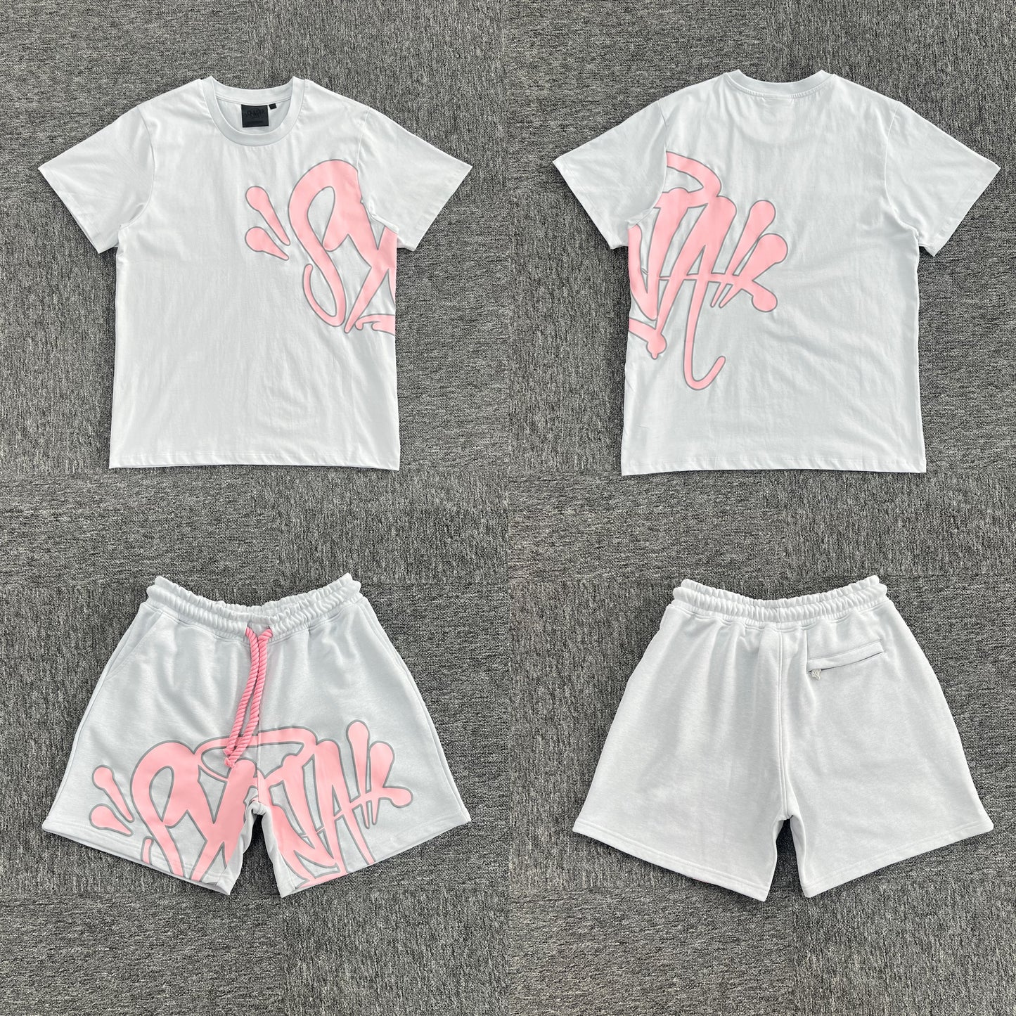 SY*A Shorts Set"PINK WHITE"