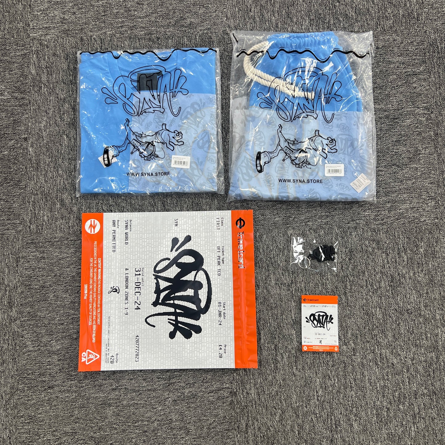SY*A Shorts Set "BLUE"