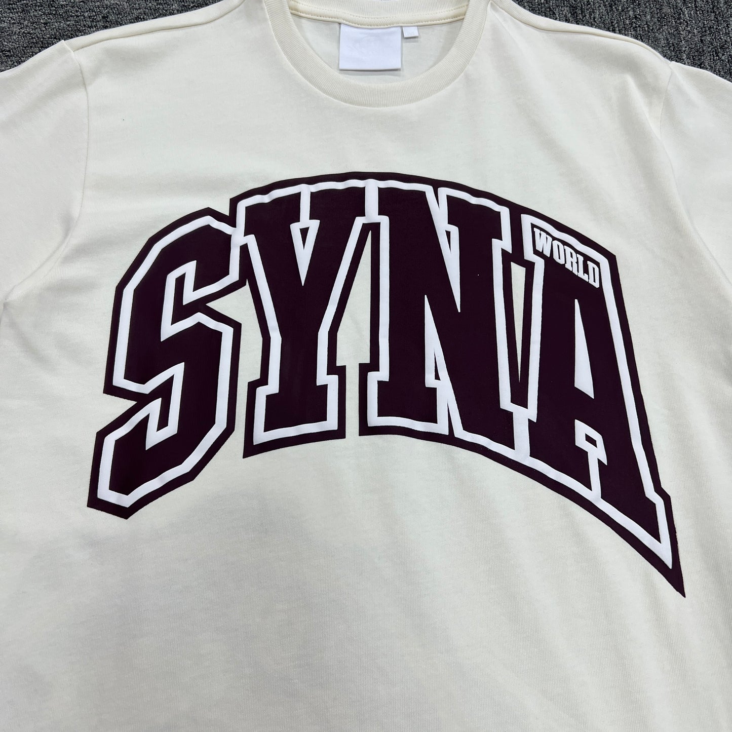 SY*A Tee "BURGUNDY CREME"