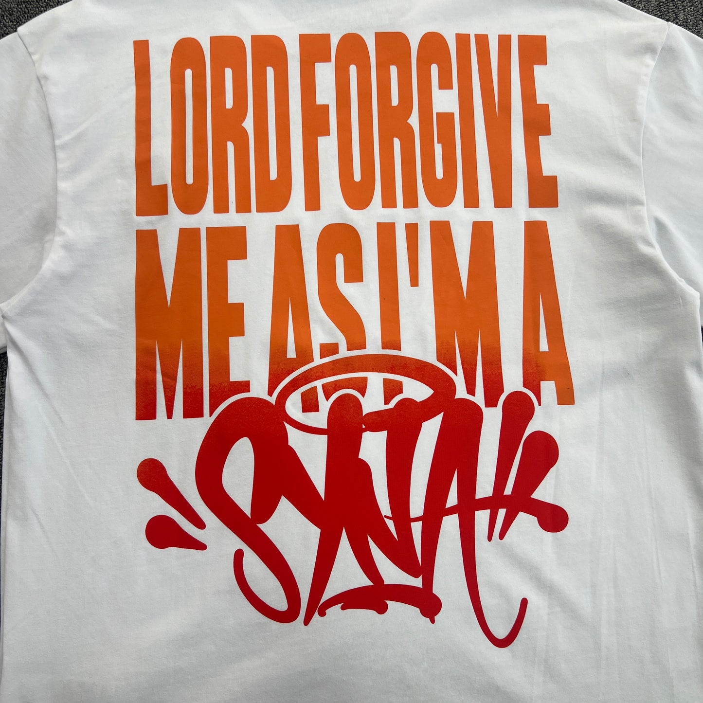 SY*A Tee "FIRE WHITE"