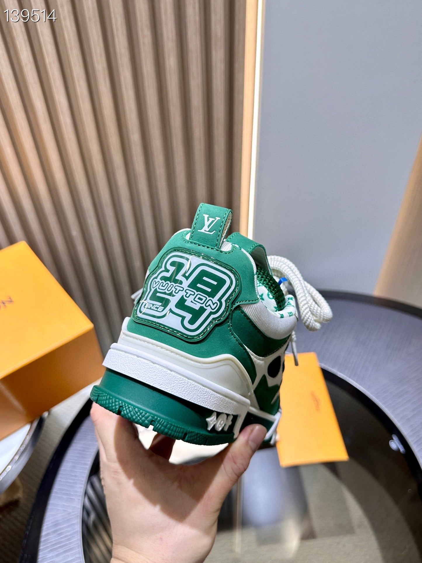 L*V SKATE "WHITE GREEN"