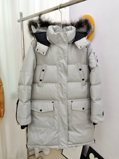 MO*SE KN*CKLES "Onyx Anguille" PUFFER - Gray