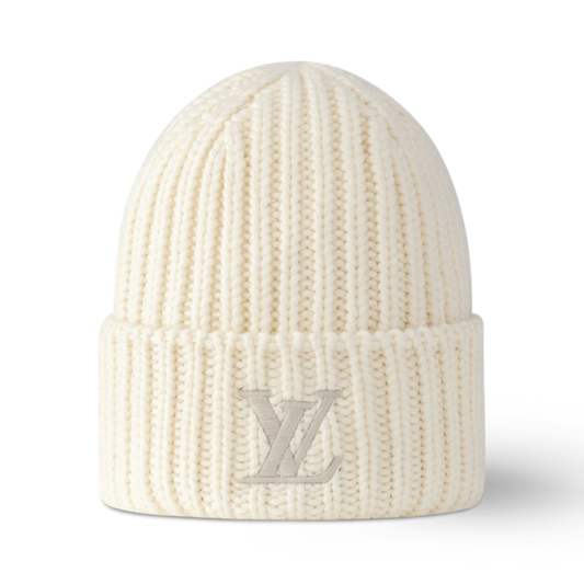 L*V "Only" BEANIE - White