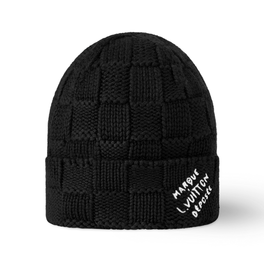 L*V "Damier Snug" BEANIE - Black