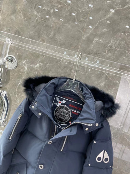 MO*SE KN*CKLES "Q3" PUFFER - Navy