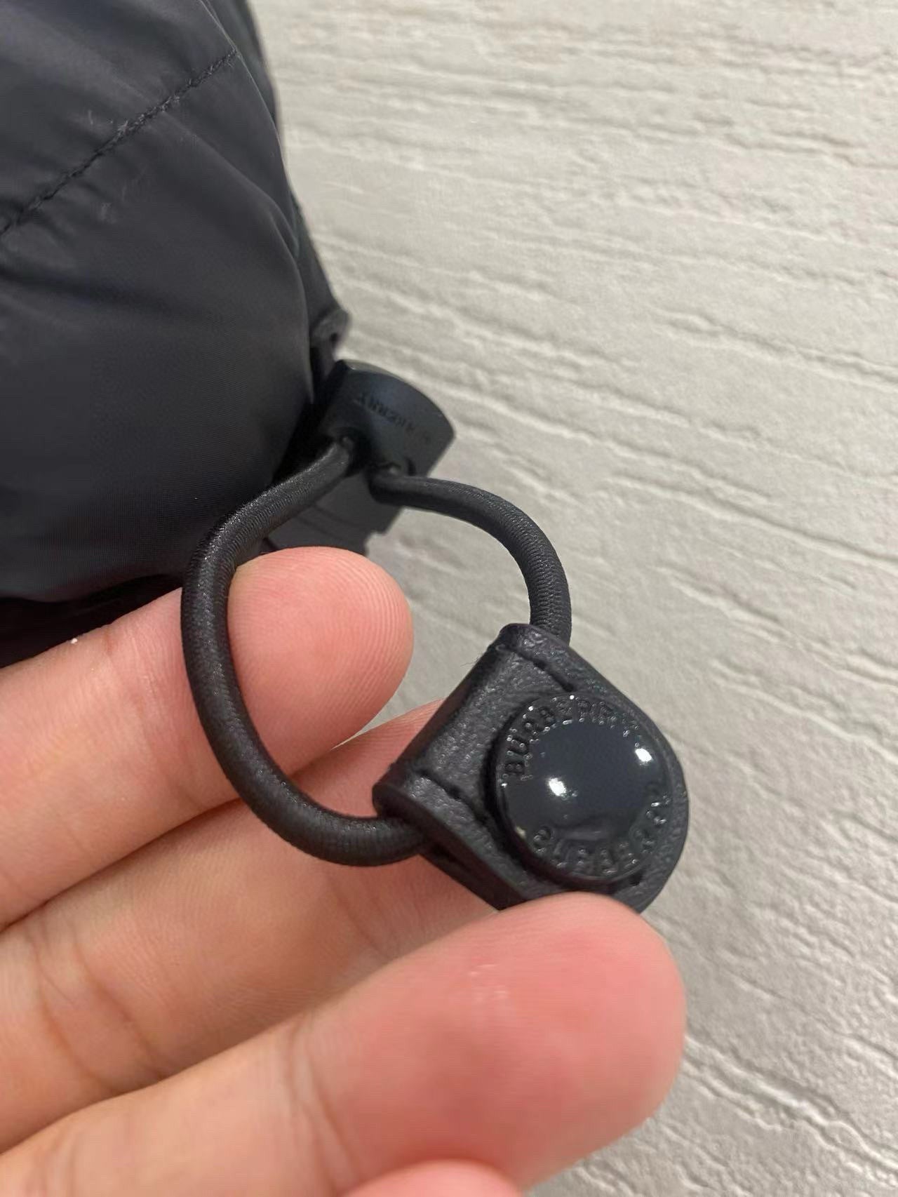 BURB*RRY "HOODED PUFFER" Black