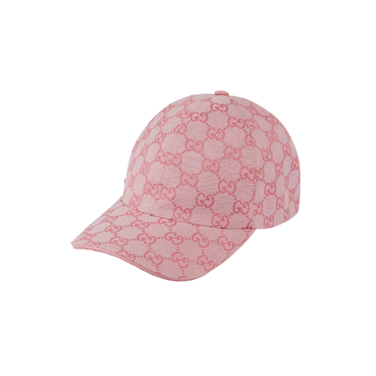 GU*CI CAP "GG CANVAS PINK"