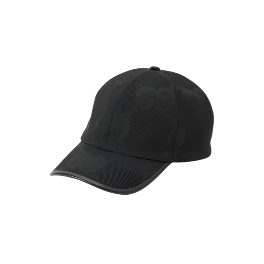 GU*CI CAP "JUMBO GG BLACK"