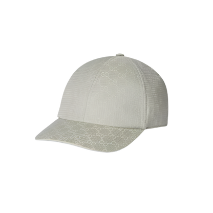 GU*CI CAP "GG CANVAS WHITE"