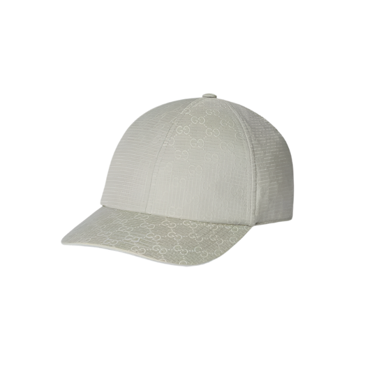 GU*CI CAP "GG CANVAS WHITE"