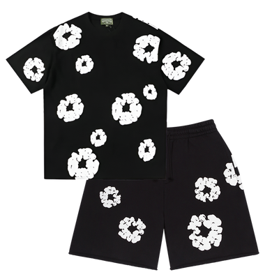 DE*IM T*ARS Shorts Set "BLACK"