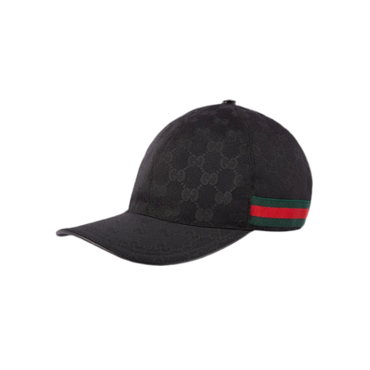 GU*CI CAP "GG CANVAS BLACK"