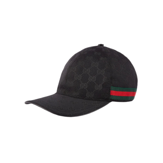 GU*CI CAP "GG CANVAS BLACK"