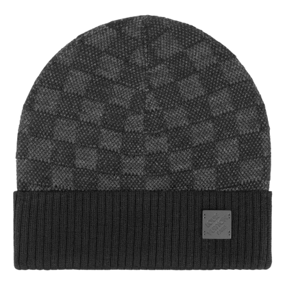 L*V Beanie “Néo Petit Damier” Black
