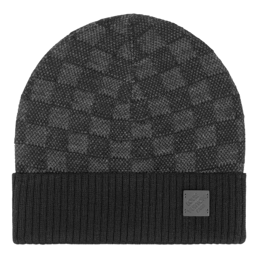 L*V Beanie “Néo Petit Damier” Black