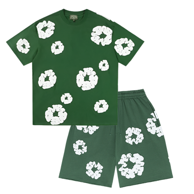 DE*IM T*ARS Shorts Set "GREEN"