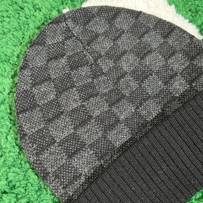 L*V Beanie “Néo Petit Damier” Black