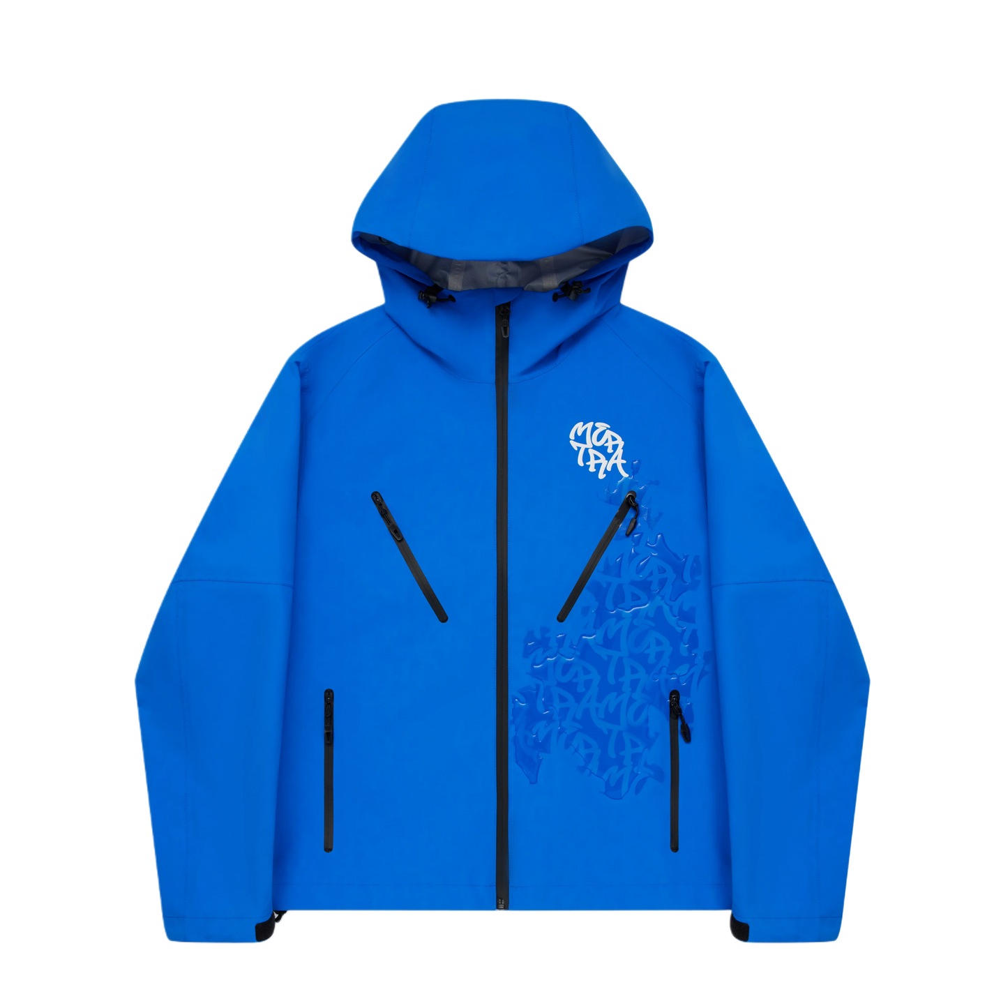 M*RTRA "MONOGRAM SHELL" JACKET - Blue