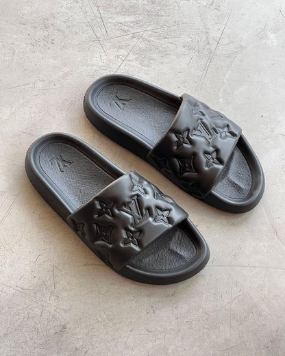 L*V SLIDES "Waterfront" Black
