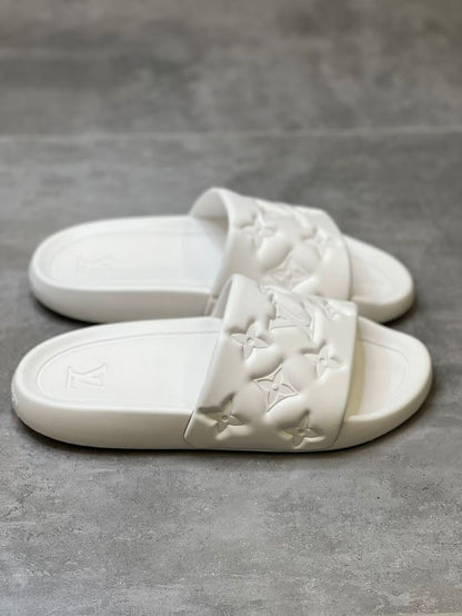 L*V SLIDES "Waterfront" White