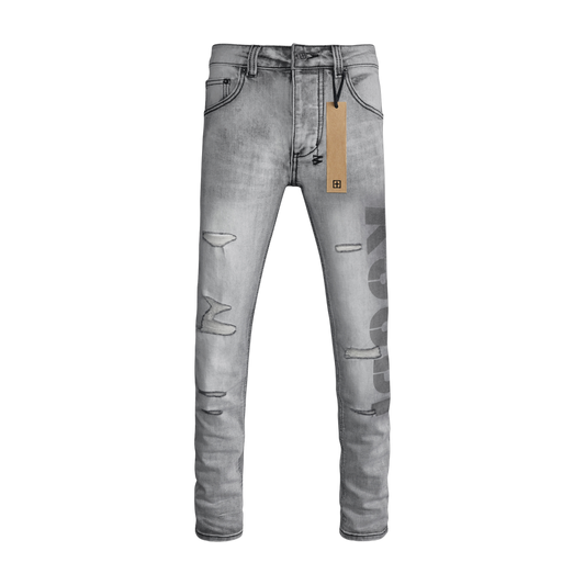 CROSS STITCH DENIM “Ash Stonewash”