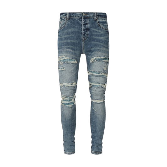 DISTRESSED DENIM “Blue Marble”