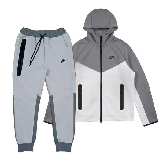 TECHNICAL JOGGER SET “Gray/White”