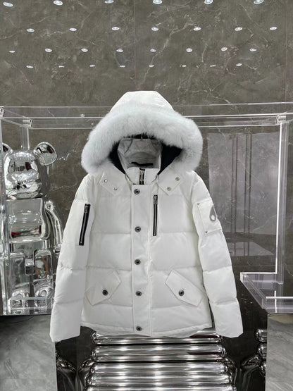 MO*SE KN*CKLES "Q3" PUFFER - White