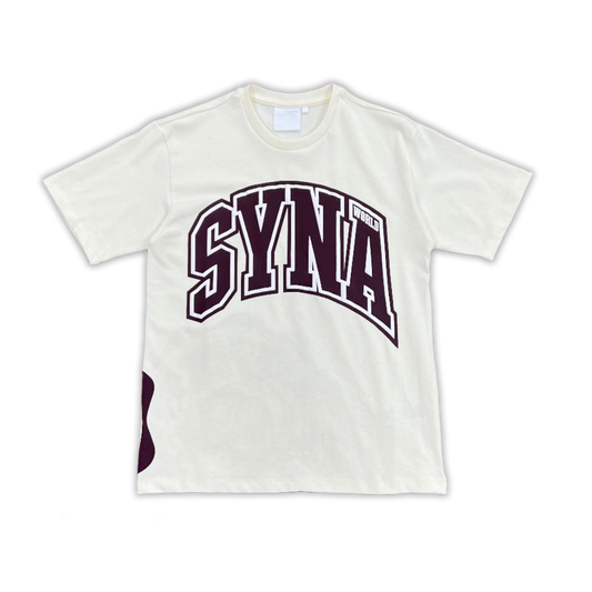 SY*A Tee "BURGUNDY CREME"