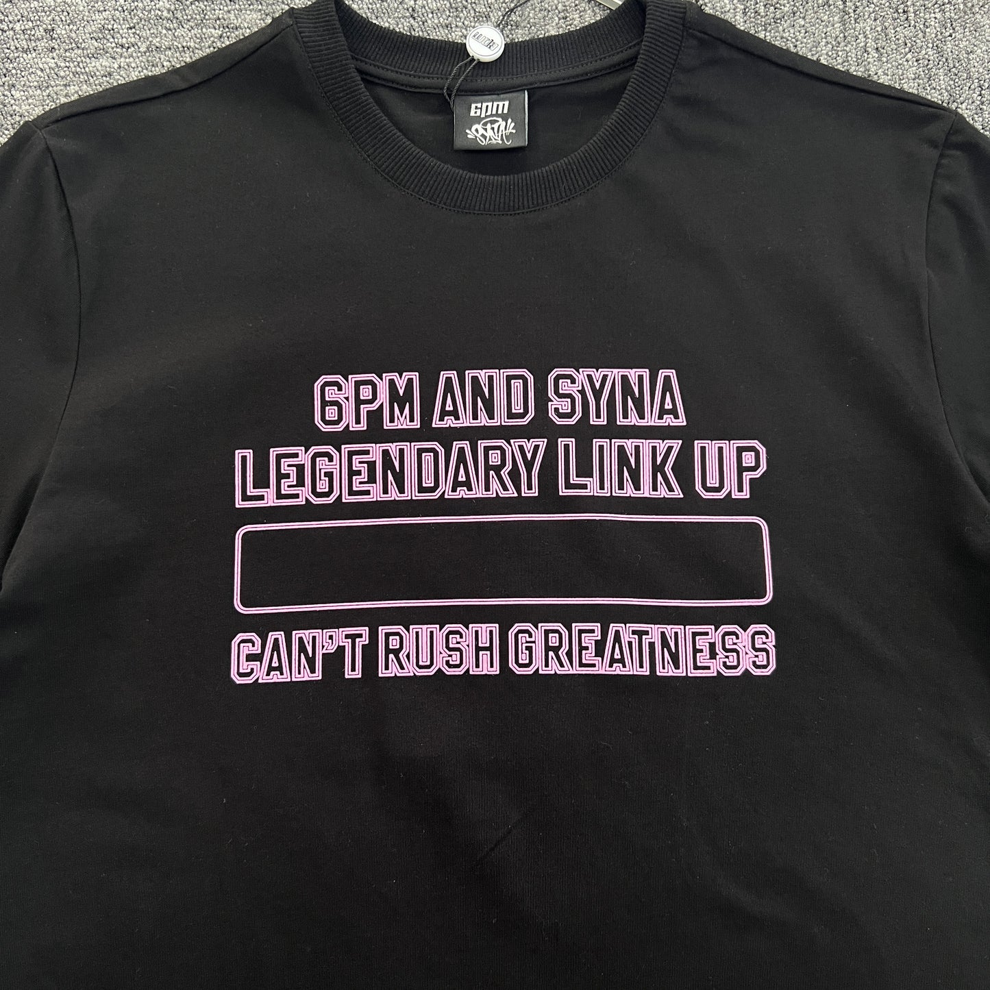 SY*A x 6PM Tee "Cant't Rush Greatness"