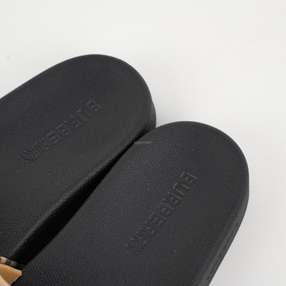 BURB*RRY SLIDES "Archive Beige"