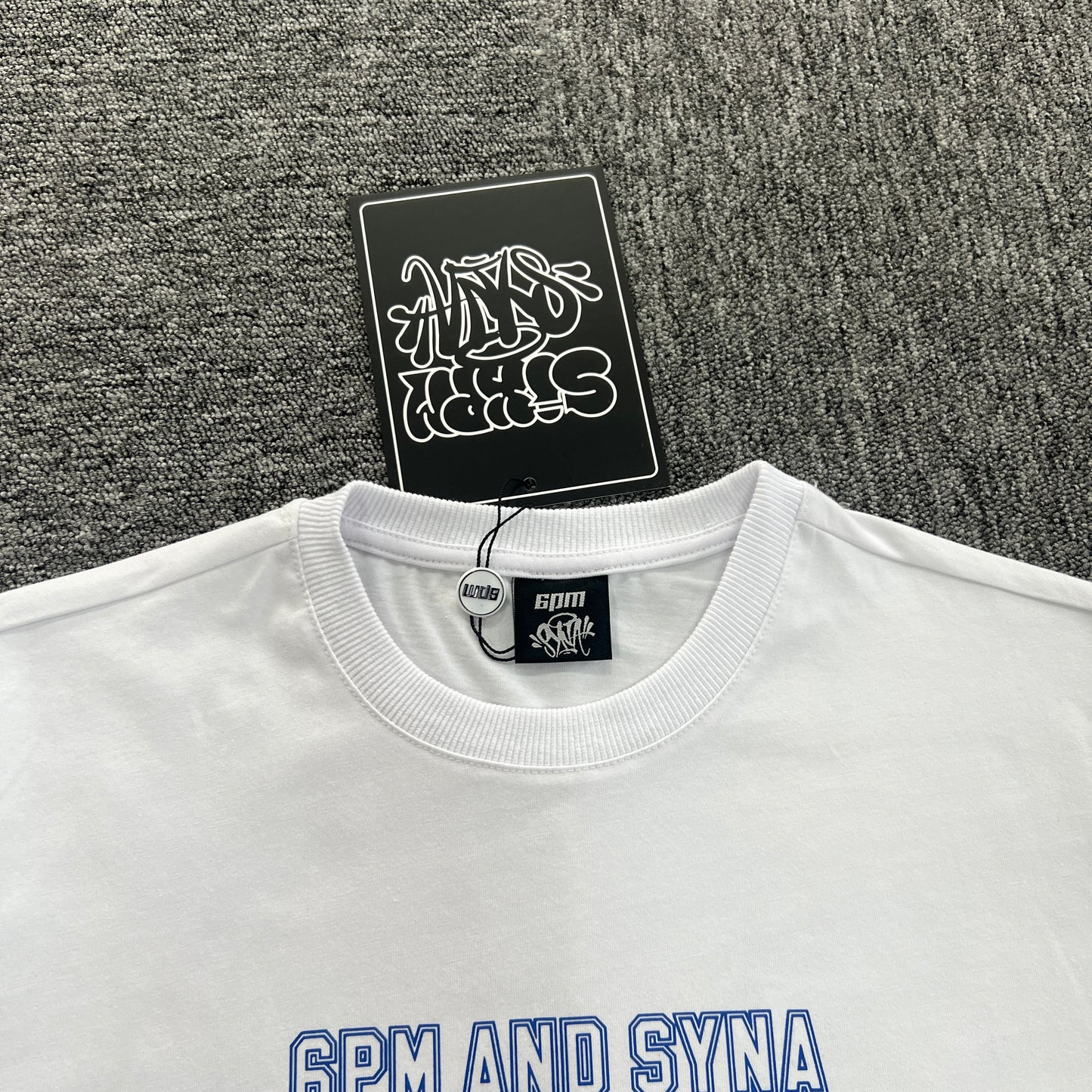 SY*A x 6PM Tee "Can't Rush Greatness White"