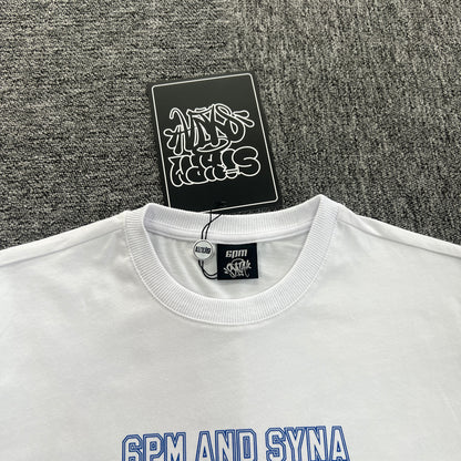 SY*A x 6PM Tee "Can't Rush Greatness White"