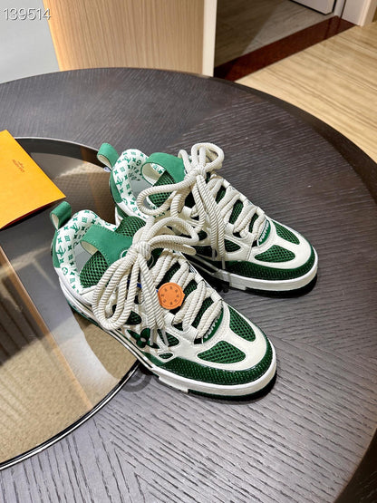 L*V SKATE "WHITE GREEN"