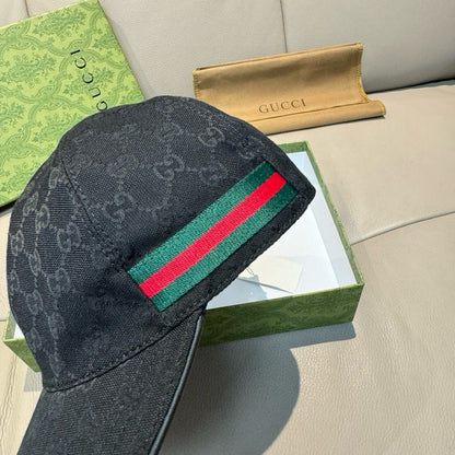 GU*CI CAP "GG CANVAS BLACK"