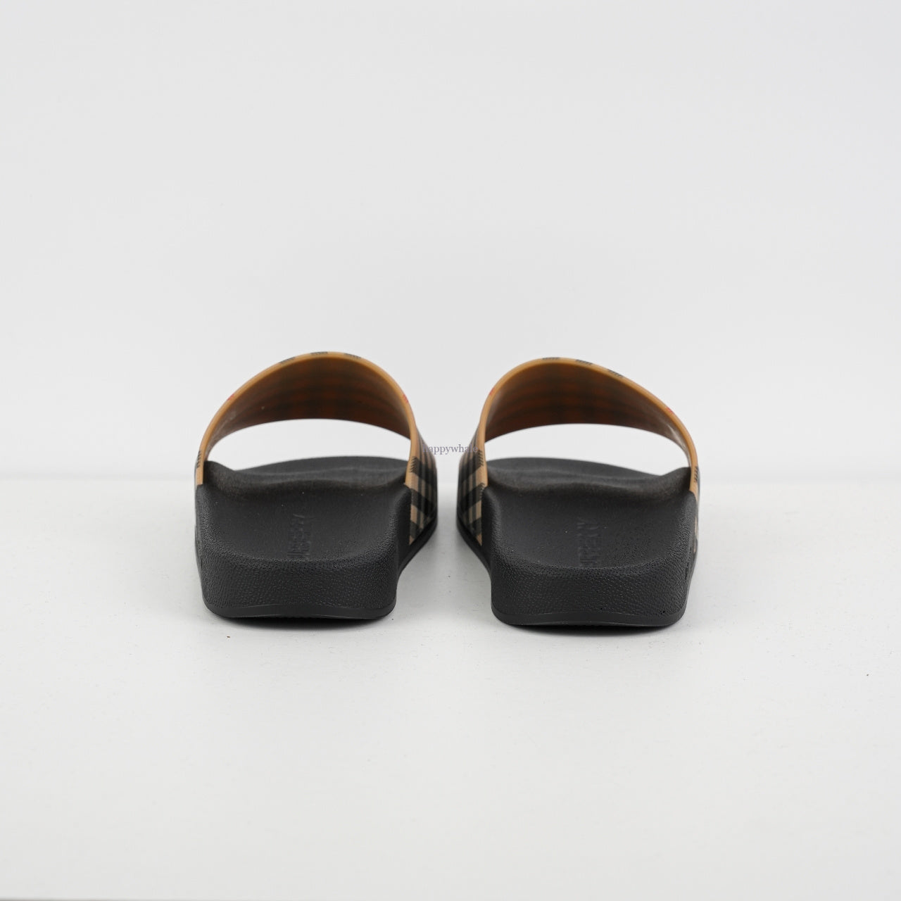 BURB*RRY SLIDES "Archive Beige"