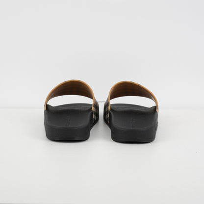 BURB*RRY SLIDES "Archive Beige"
