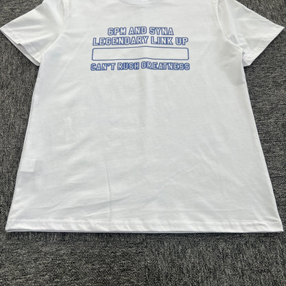 SY*A x 6PM Tee "Can't Rush Greatness White"