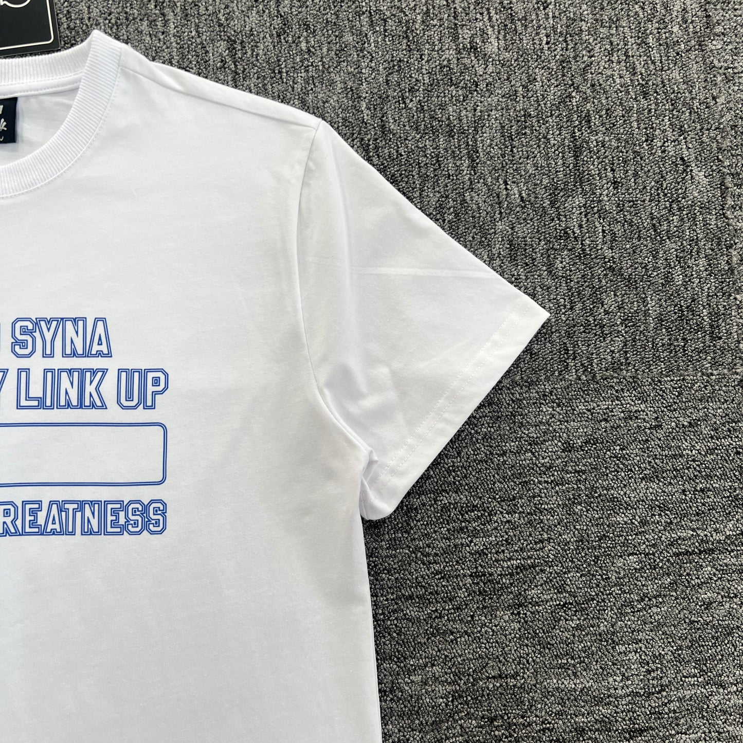 SY*A x 6PM Tee "Can't Rush Greatness White"