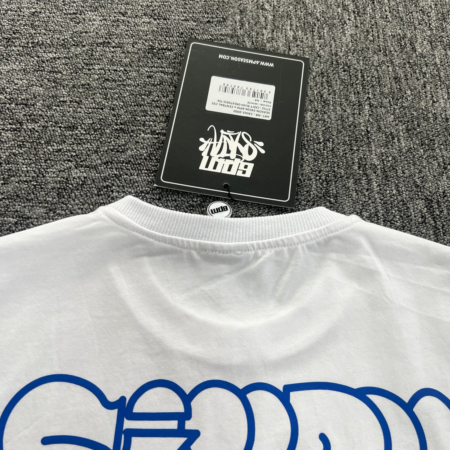SY*A x 6PM Tee "Can't Rush Greatness White"