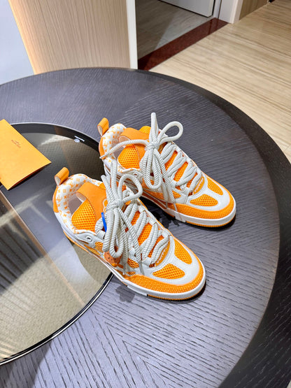 L*V SKATE "WHITE ORANGE"