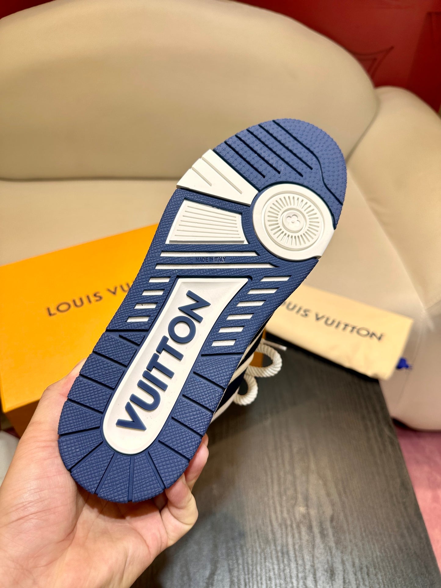 L*V SKATE "WHITE BLUE"