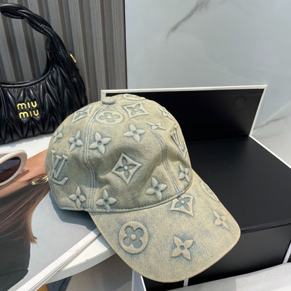 L*V CAP Monogram "Washed Denim"