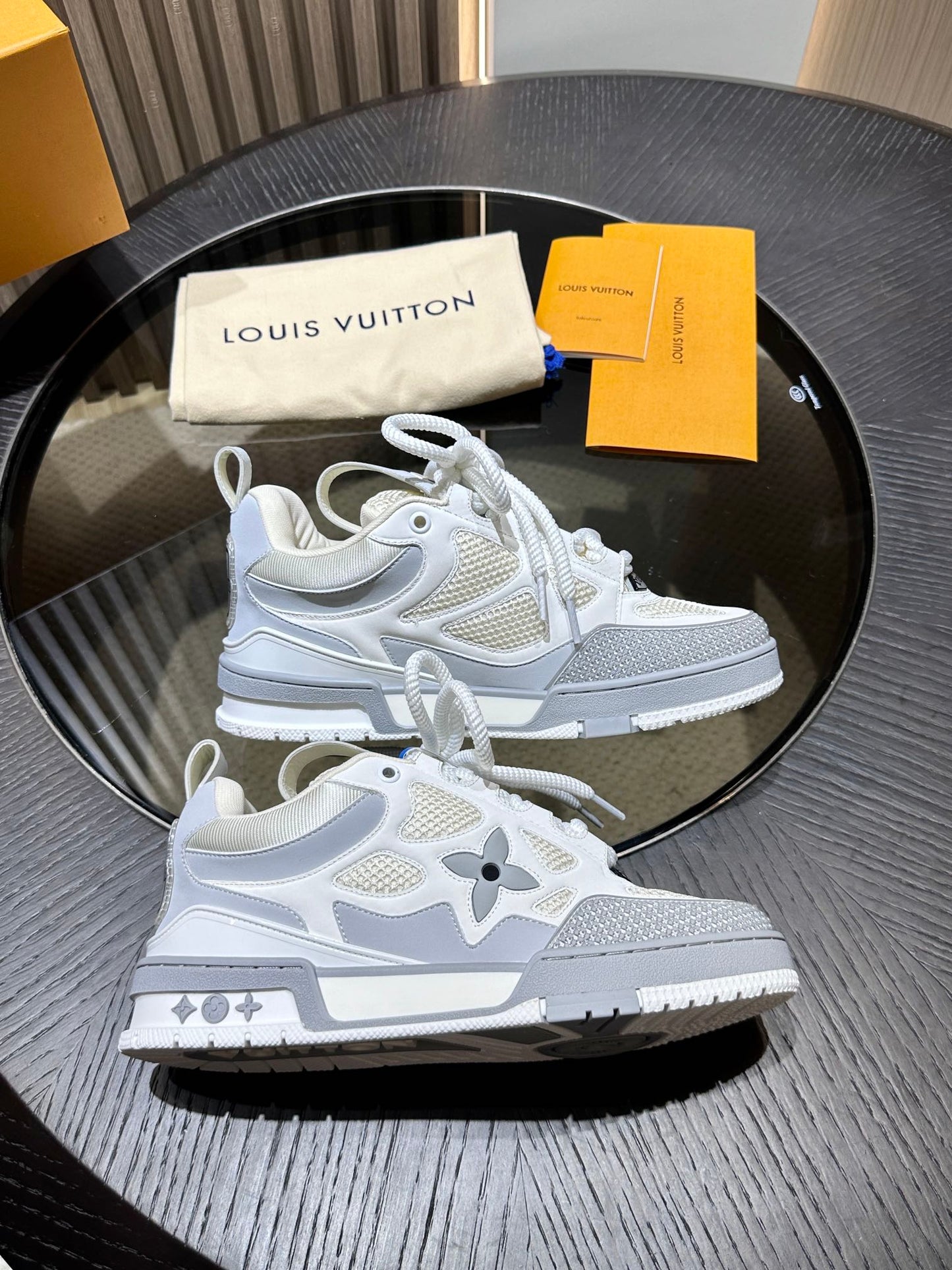 L*V SKATE "WHITE GERY"