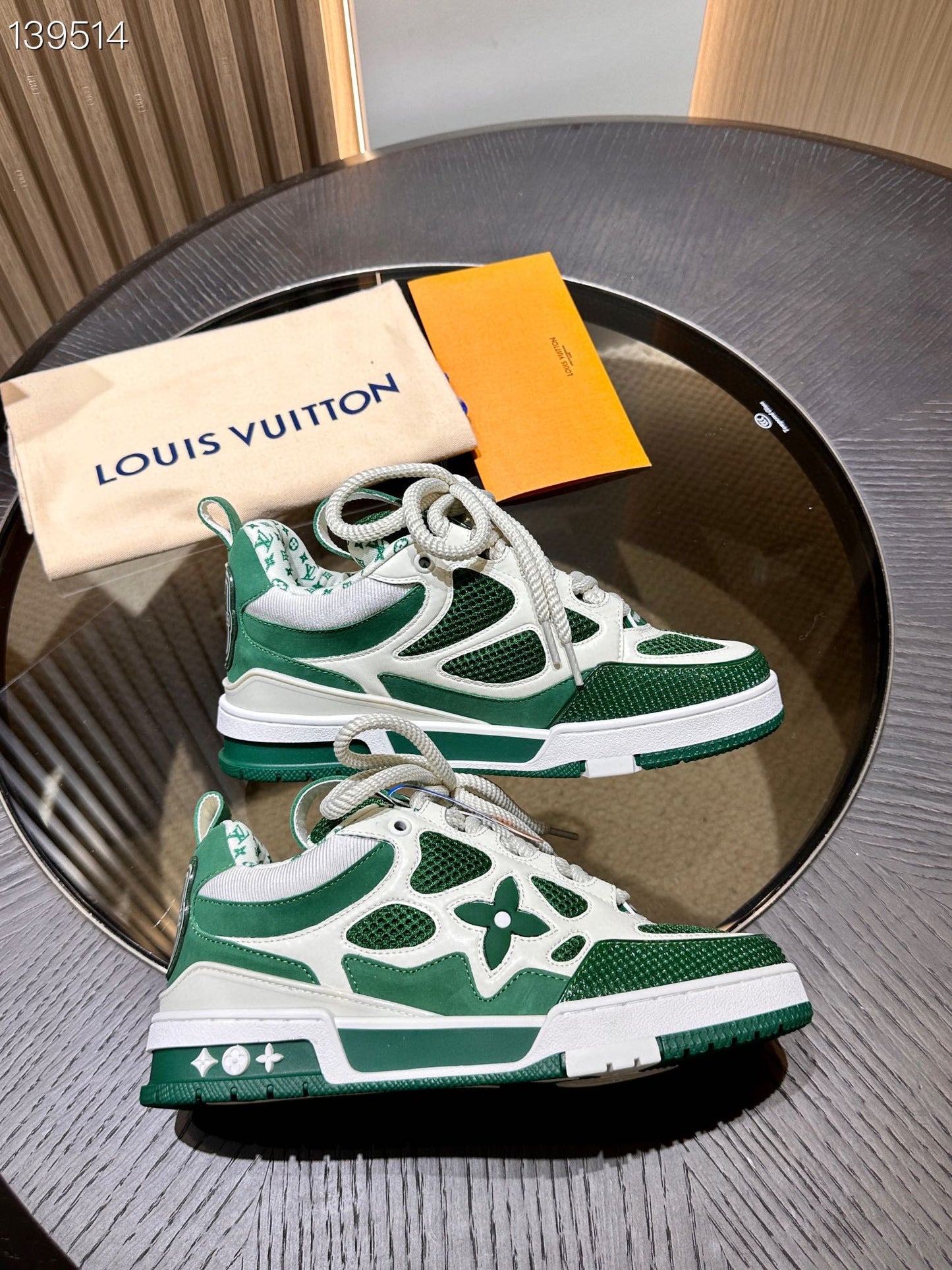 L*V SKATE "WHITE GREEN"